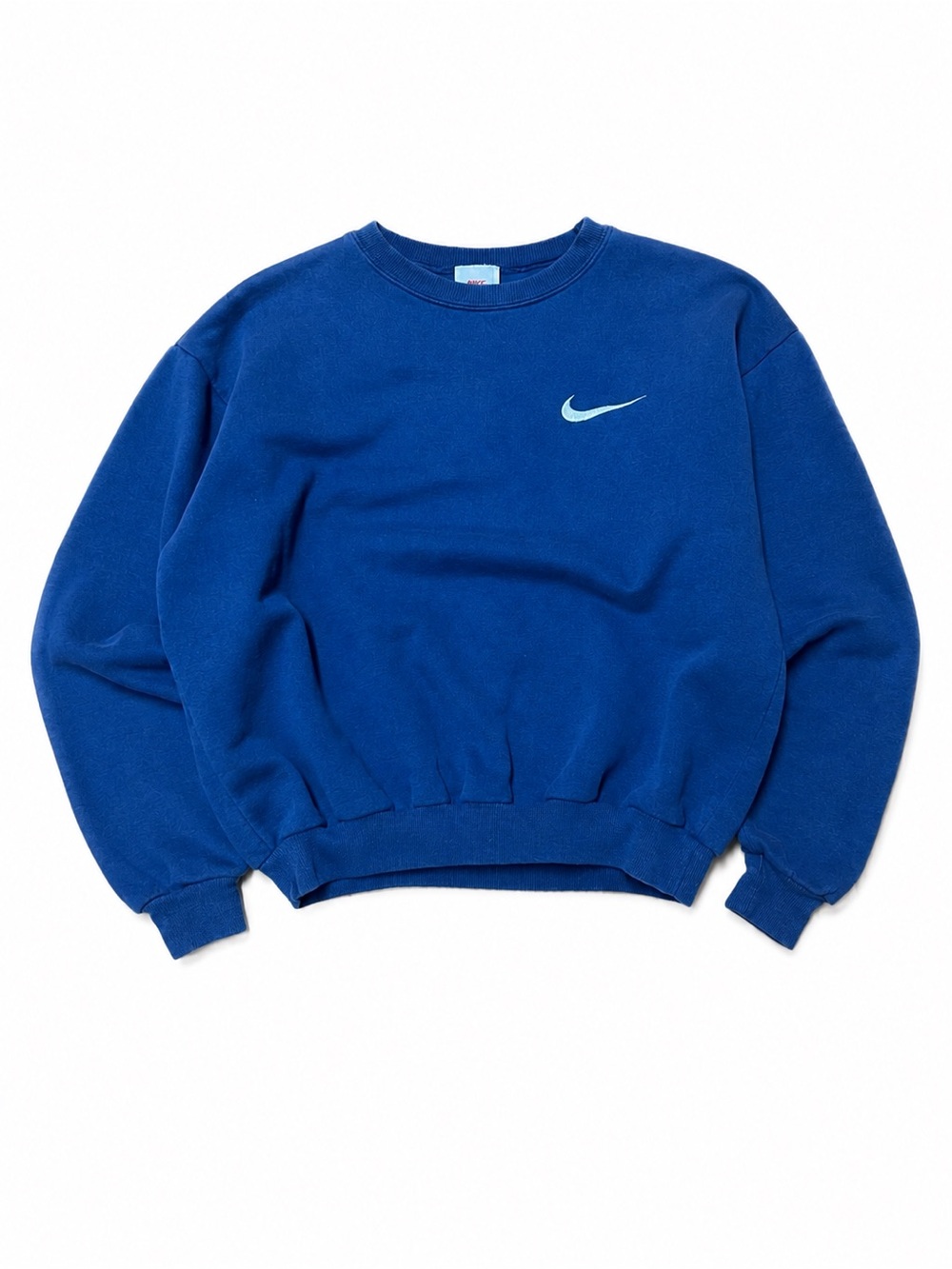 Nike Royal Blue Crewneck Sweatshirt with Swoosh